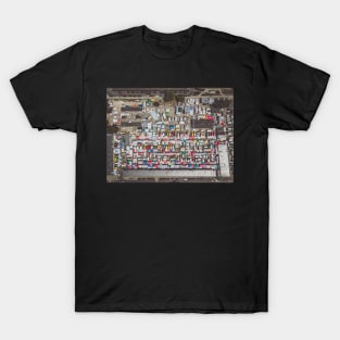 Local grocery market aerial view T-Shirt